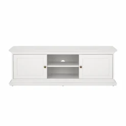 Porta TV bianco 149x41x50h cm 2 ante - Ziba