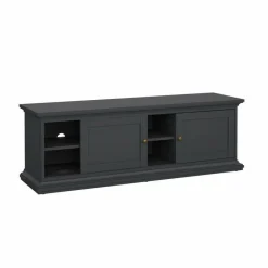 Porta TV grigio 149x41x50h cm 2 ante - Ziba