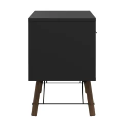Porta TV nero,noce 155x48x48h cm in legno - Rosata