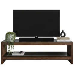 Porta TV noce 140x40x45h cm in legno - Wiley