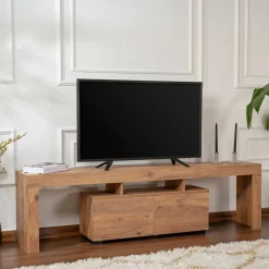 Porta TV pino 180x31x50h cm 2 ante - Andarna
