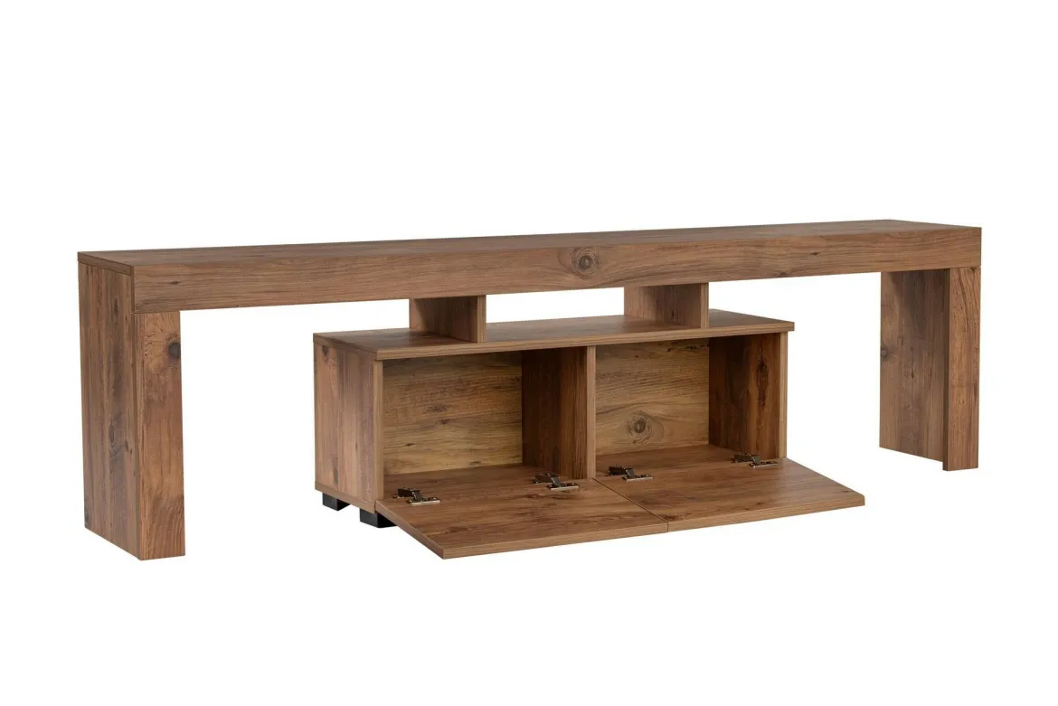 Porta TV pino 180x31x50h cm 2 ante - Andarna