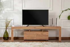 Porta TV pino 180x31x50h cm 2 ante - Andarna