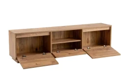 Porta TV pino 160x29x42h cm 3 ante - Morrigan