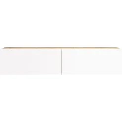 Porta TV quercia e bianco 140x31x29h cm 2 ante - Principi