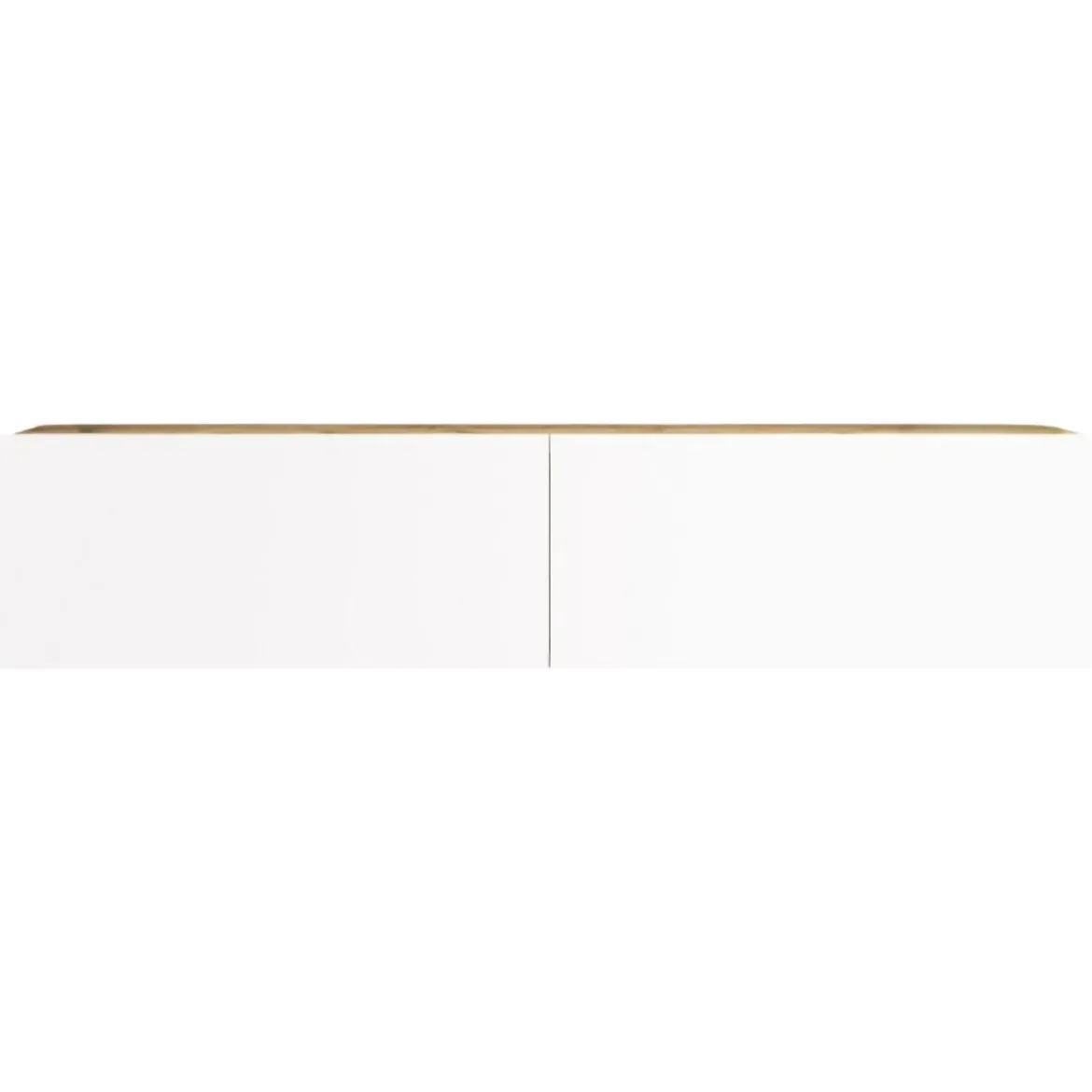 Porta TV quercia e bianco 140x31x29h cm 2 ante - Principi