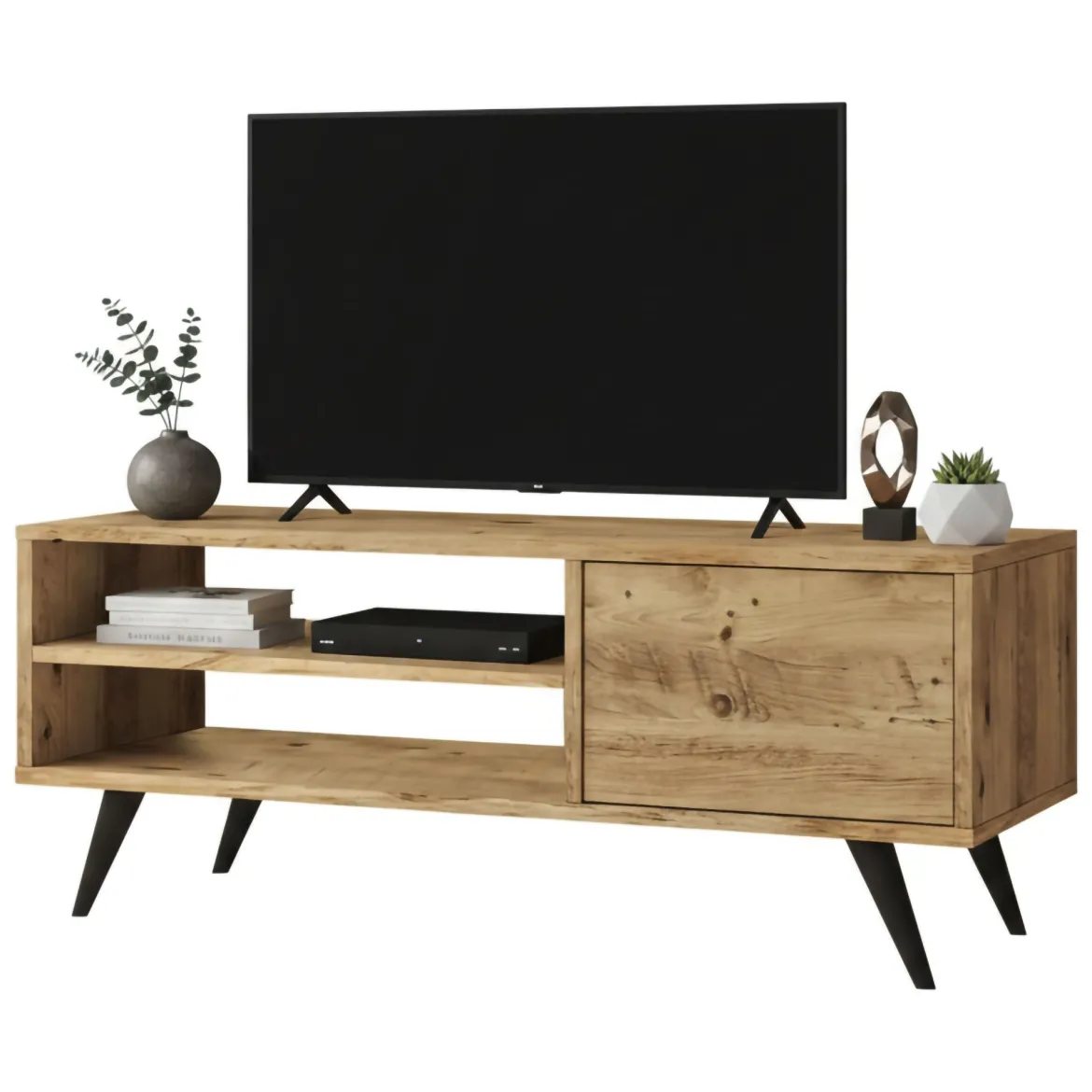 Porta TV quercia 110x40x44h cm 2 ante - Max