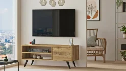 Porta TV quercia 110x40x44h cm 2 ante - Max