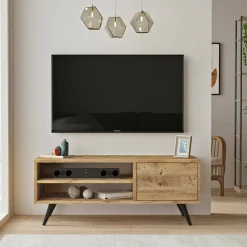 Porta TV quercia 110x40x44h cm 2 ante - Max