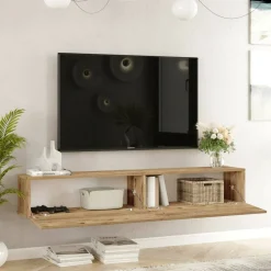 Porta TV quercia 180x31x29h cm 2 ante - Pavone