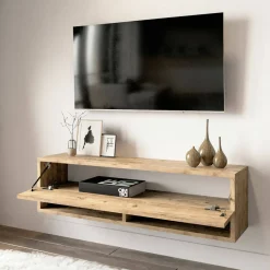 Porta TV quercia 100x31x29h cm in legno - Iva