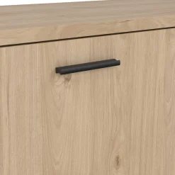 Porta TV rovere 147x39x56h cm 2 ante e 1 cassetto - elie