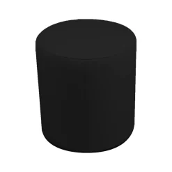 Pouf cilindrico nero 40x40x42h cm - Lisboa