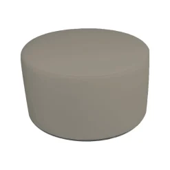 Pouf cilindrico tortora 79x79x42h cm - Anacapri