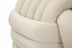 Pouf cubico crema 45x45x45h cm - Bozzente