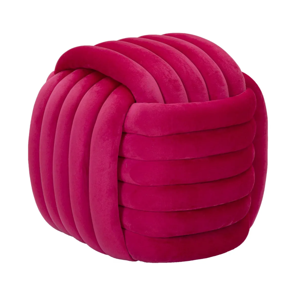 Pouf cubico fucsia 45x45x45h cm - Bozzente