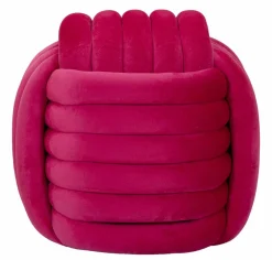 Pouf cubico fucsia 45x45x45h cm - Bozzente