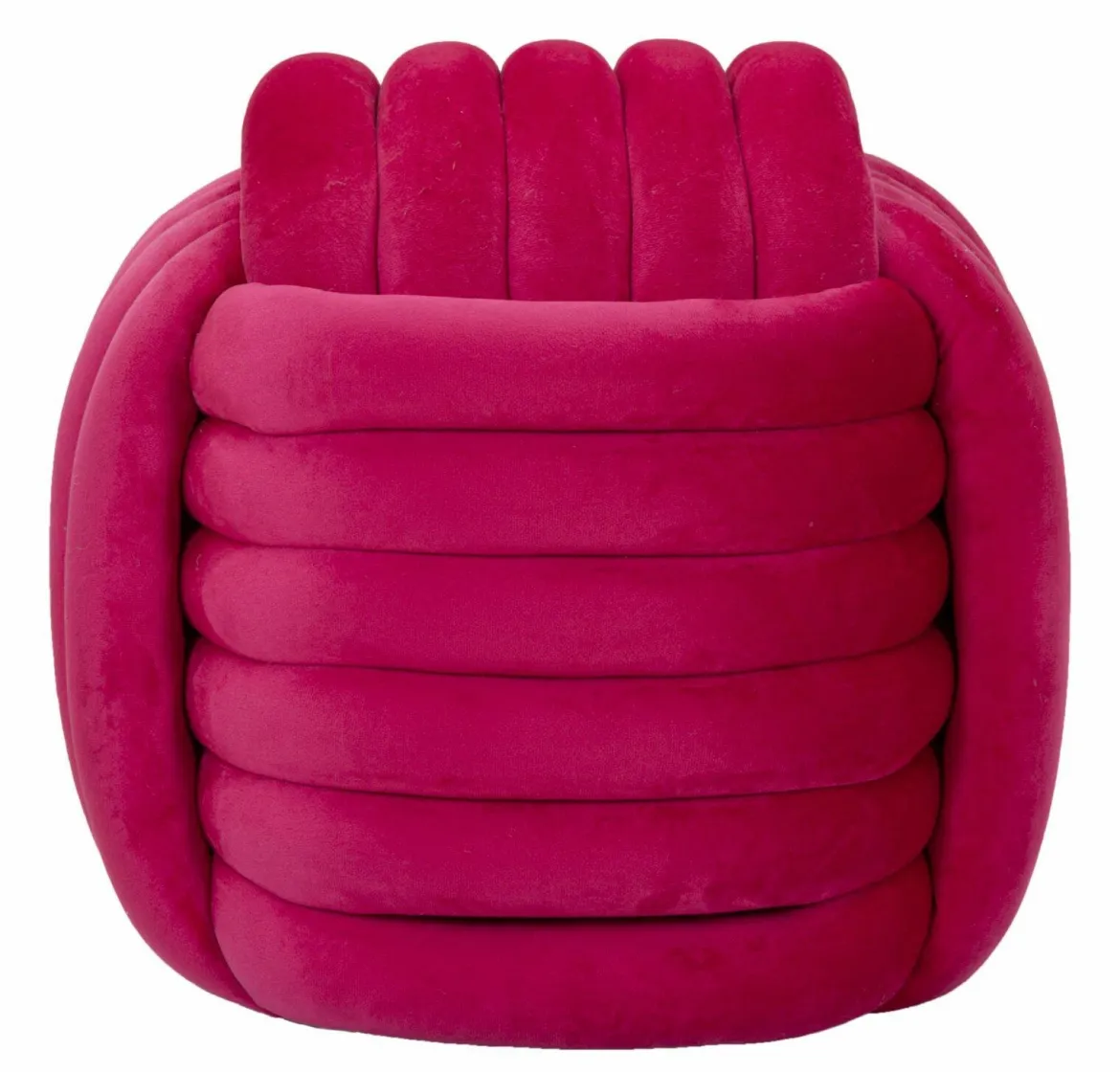 Pouf cubico fucsia 45x45x45h cm - Bozzente