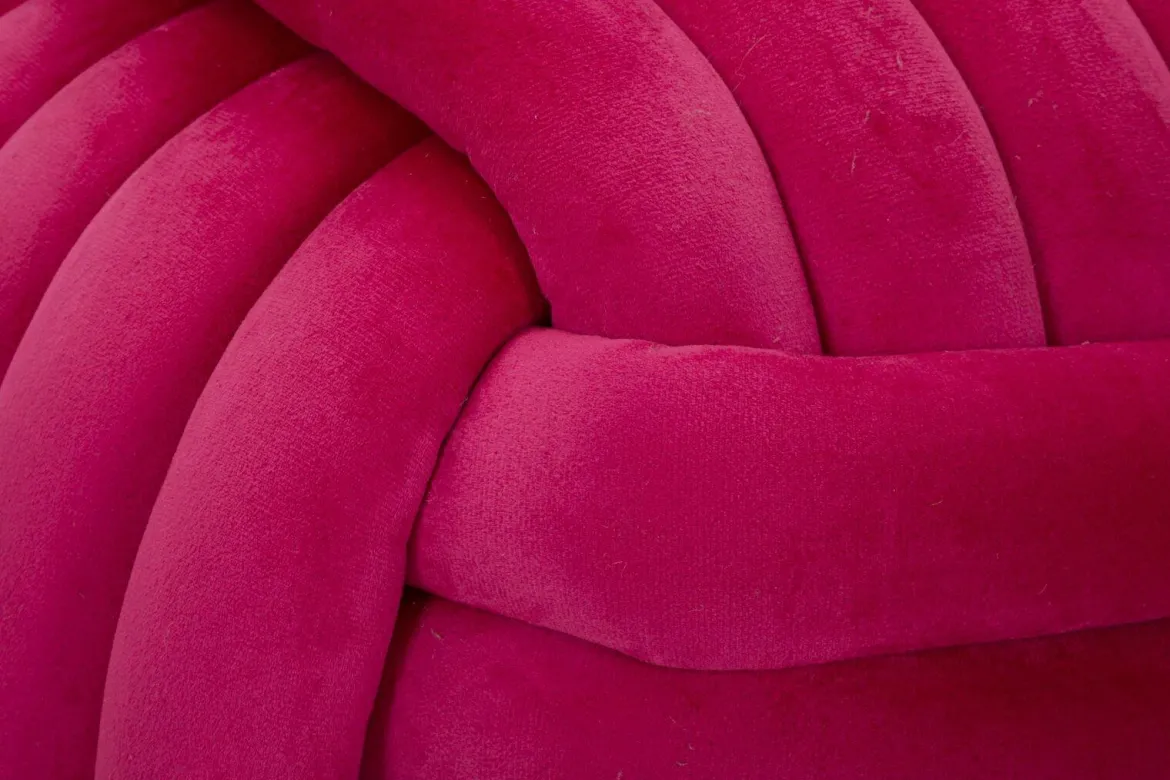 Pouf cubico fucsia 45x45x45h cm - Bozzente