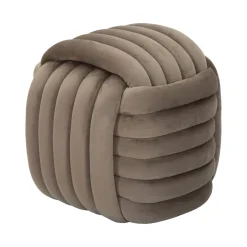 Pouf cubico grigio 45x45x45h cm - Bozzente