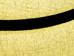Pouf Giallo Materiale Struttura in Tessuto 42x36x30h cm, - Marmi