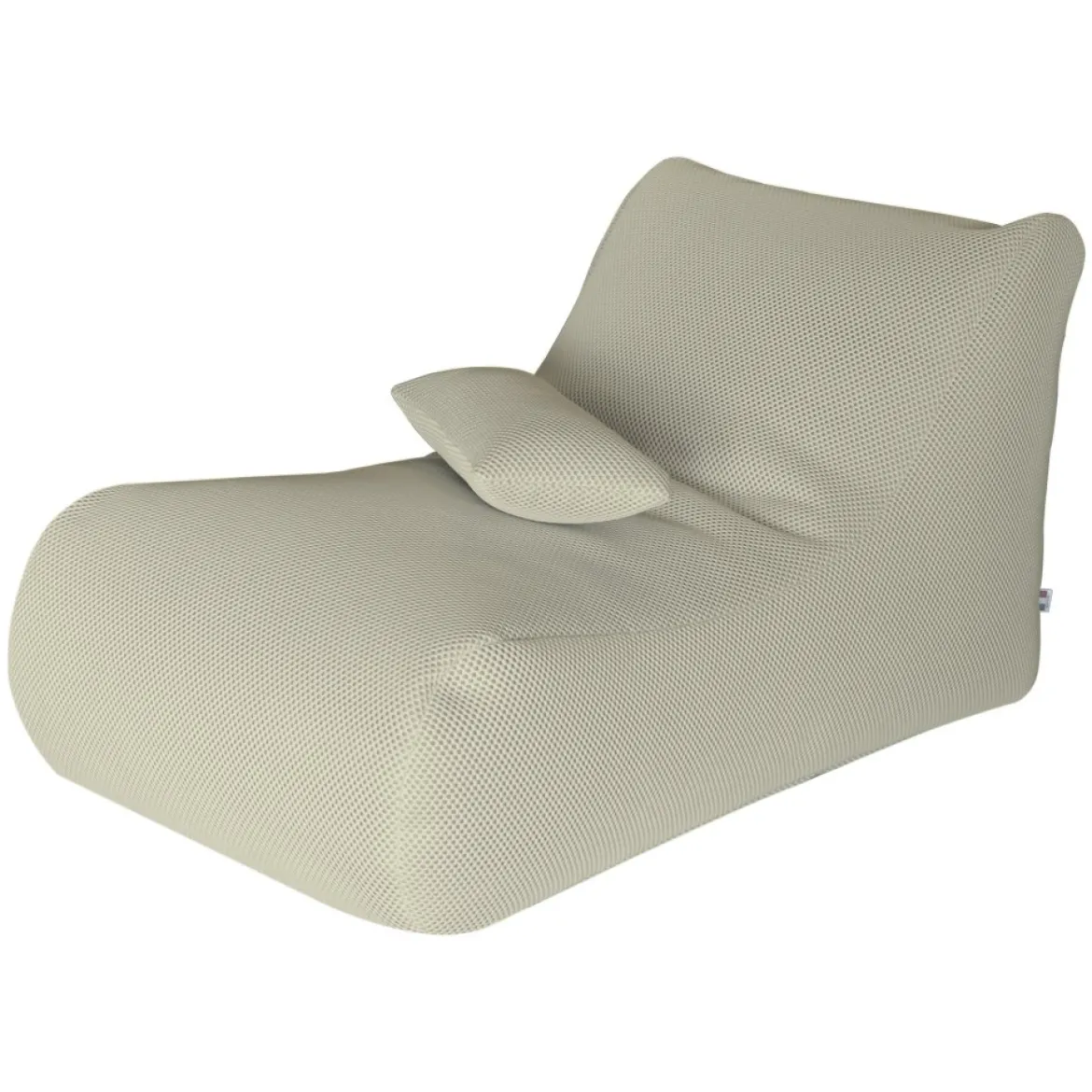 Pouf irregolare beige 70x120x65h cm - ??hck