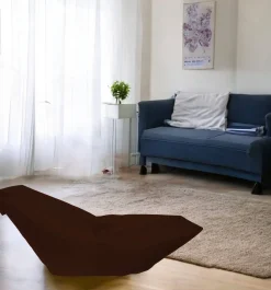 Pouf irregolare marrone 160x50x70h cm - Boves
