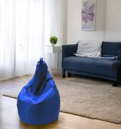 Pouf moderno blu 80x80x120h cm - Angillina