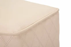 Pouf pentagonale rosa e oro 38x38x38h cm - Suasa