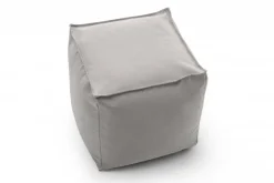 Pouf quadrato bianco 45x45x45h cm - Aron