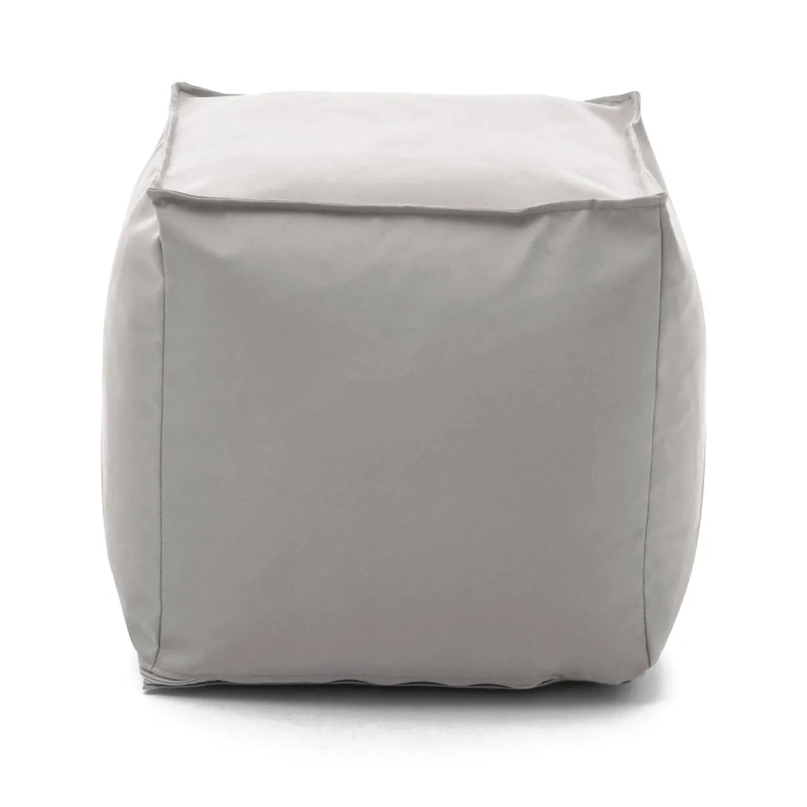 Pouf quadrato bianco 45x45x45h cm - Aron
