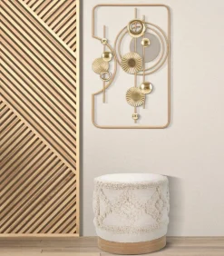 Pouf rotondo bianco 40x40x40h cm - Khaled
