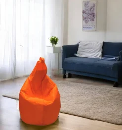 Pouf sacco arancione 80x80x120h cm - Angillina