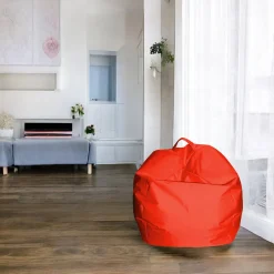 Pouf sacco arancione 65x65x50h cm - Ascia