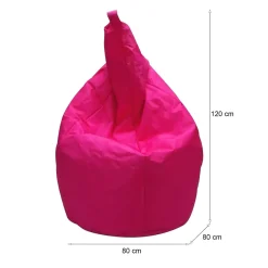 Pouf sacco fucsia 80x80x120h cm - Angillina