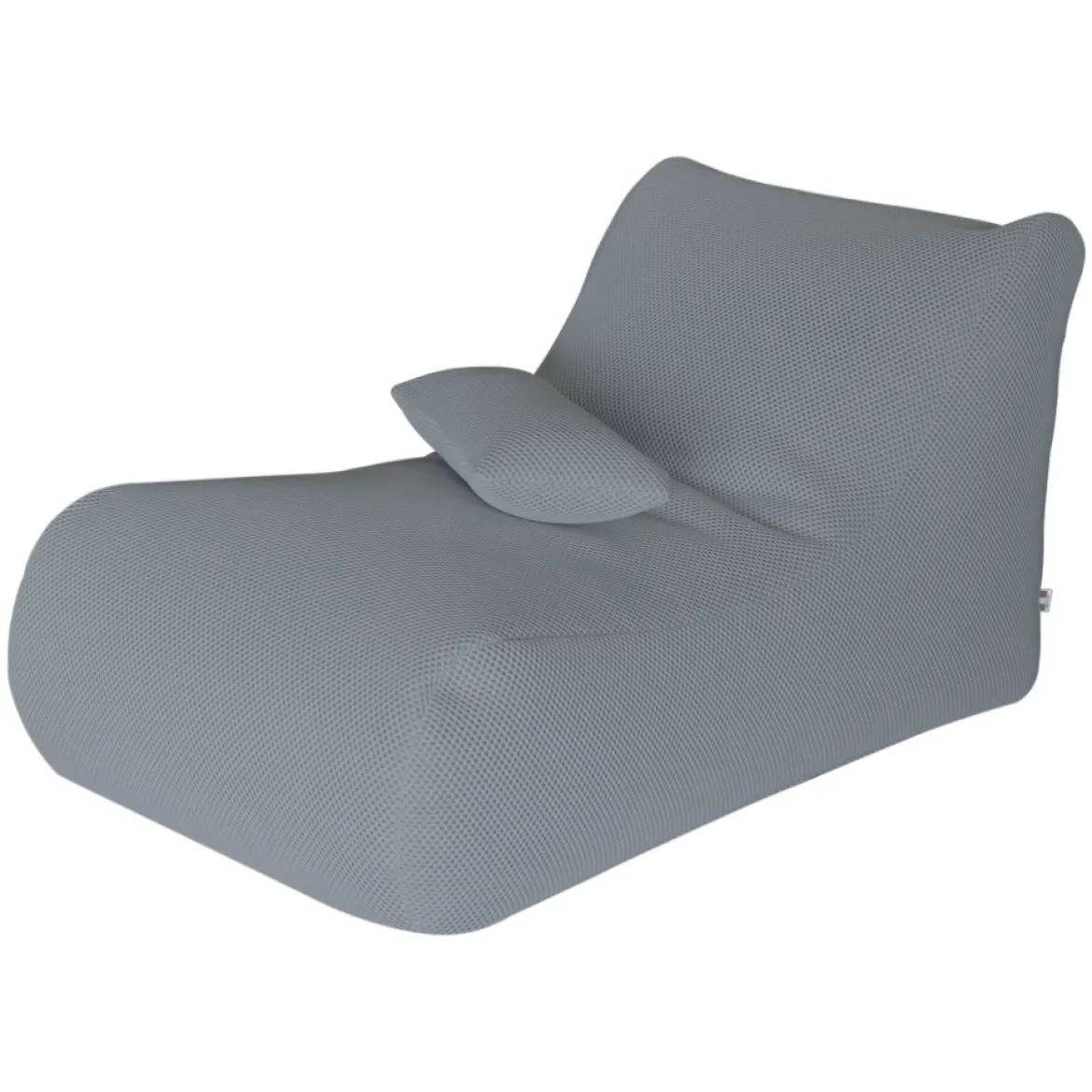 Pouf sacco grigio chiaro 70x120x65h cm - ??hck