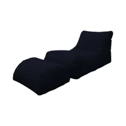 Pouf sacco nero 120x80x60h cm - Alton