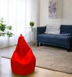 Pouf sacco rosso 80x80x120h cm - Angillina