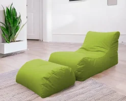 Pouf sacco verde 120x80x60h cm - Alton