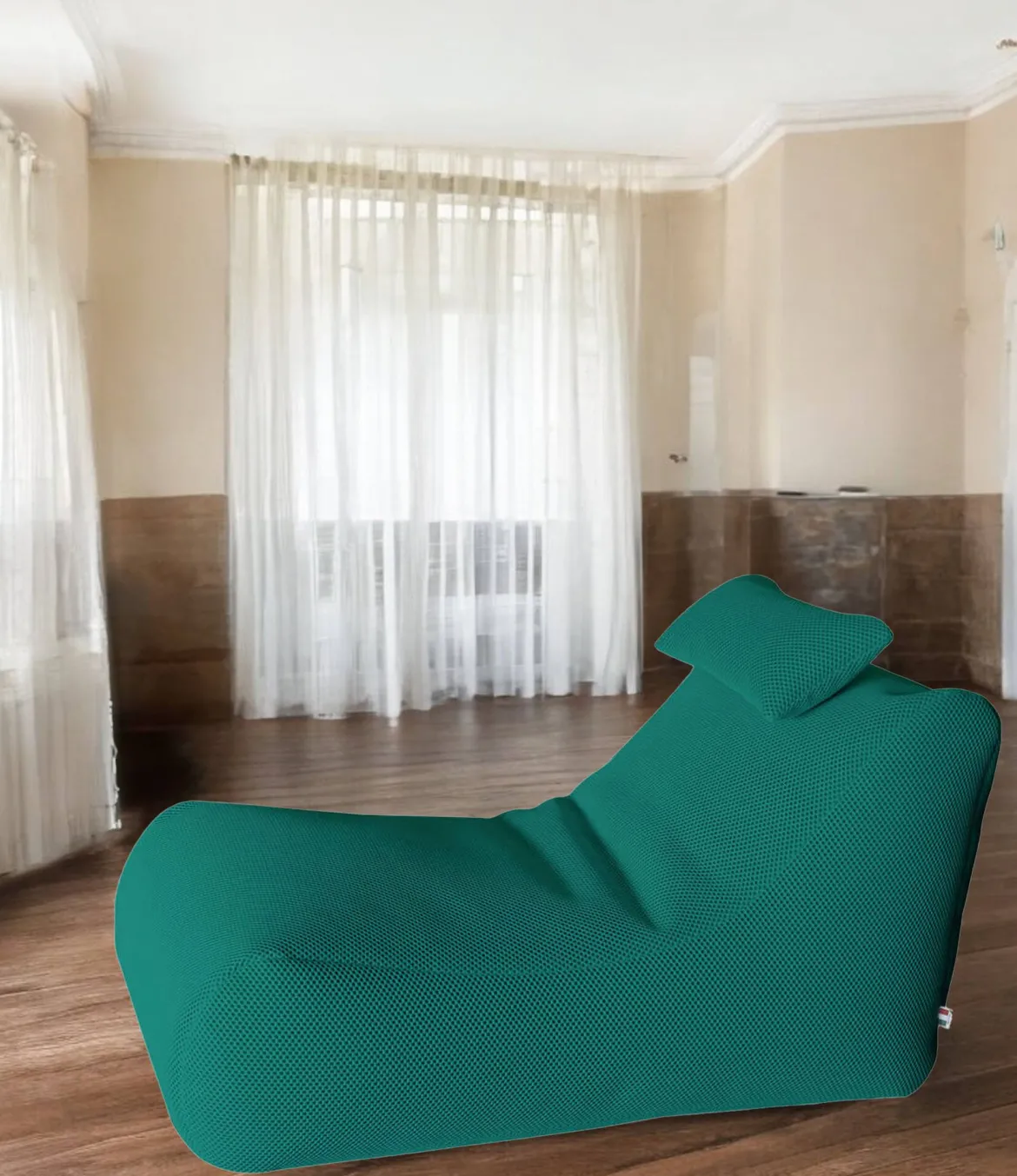 Pouf sacco verde 70x120x65h cm - ??hck