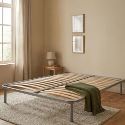 Rete letto matrimoniale Alessa, 100% Made in Italy, Cm 140x190h 34