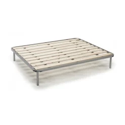 Rete letto piazza e mezza Dabaun, 100% Made in Italy, Cm 120x190h31