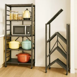 Scaffali Grigio 6 Ripiani Peso Supportato 40 kg, - Ficulle