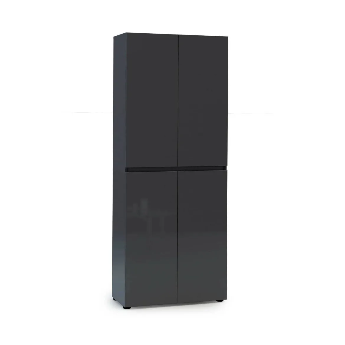Scarpiera 4 ante antracite 80x200h cm - Bellante