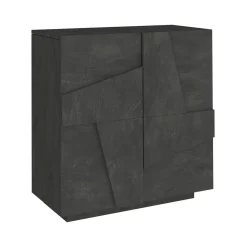 Scarpiera 2 ante ardesia 81x86h cm - Apetta