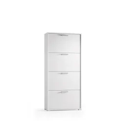 Scarpiera 4 ante bianca 67x147h cm - Adeindein