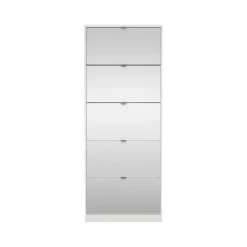 Scarpiera 5 ante bianca 71x181h cm - Angiolo