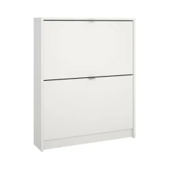 Scarpiera 2 ante bianca 70x85h cm 6 paia - Turchese