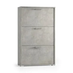 Scarpiera 3 ante cemento 67x112h cm - Axinite