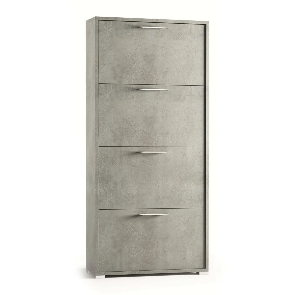 Scarpiera 4 ante cemento 81x167h cm - Archibal